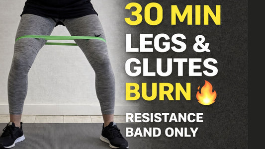 Resistance Band Workout For Glutes, Quads, Hamstrings and Calves