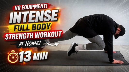 Intense full body strength workout at home (no equipment)