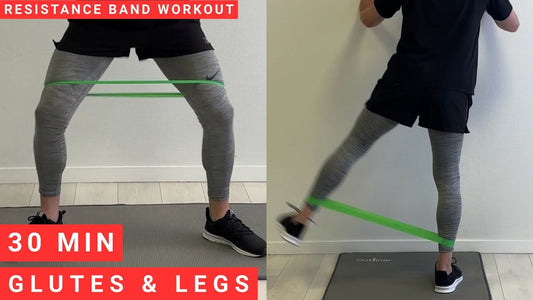Resistance Band Workout For Glutes, Quads, Hamstrings and Calves
