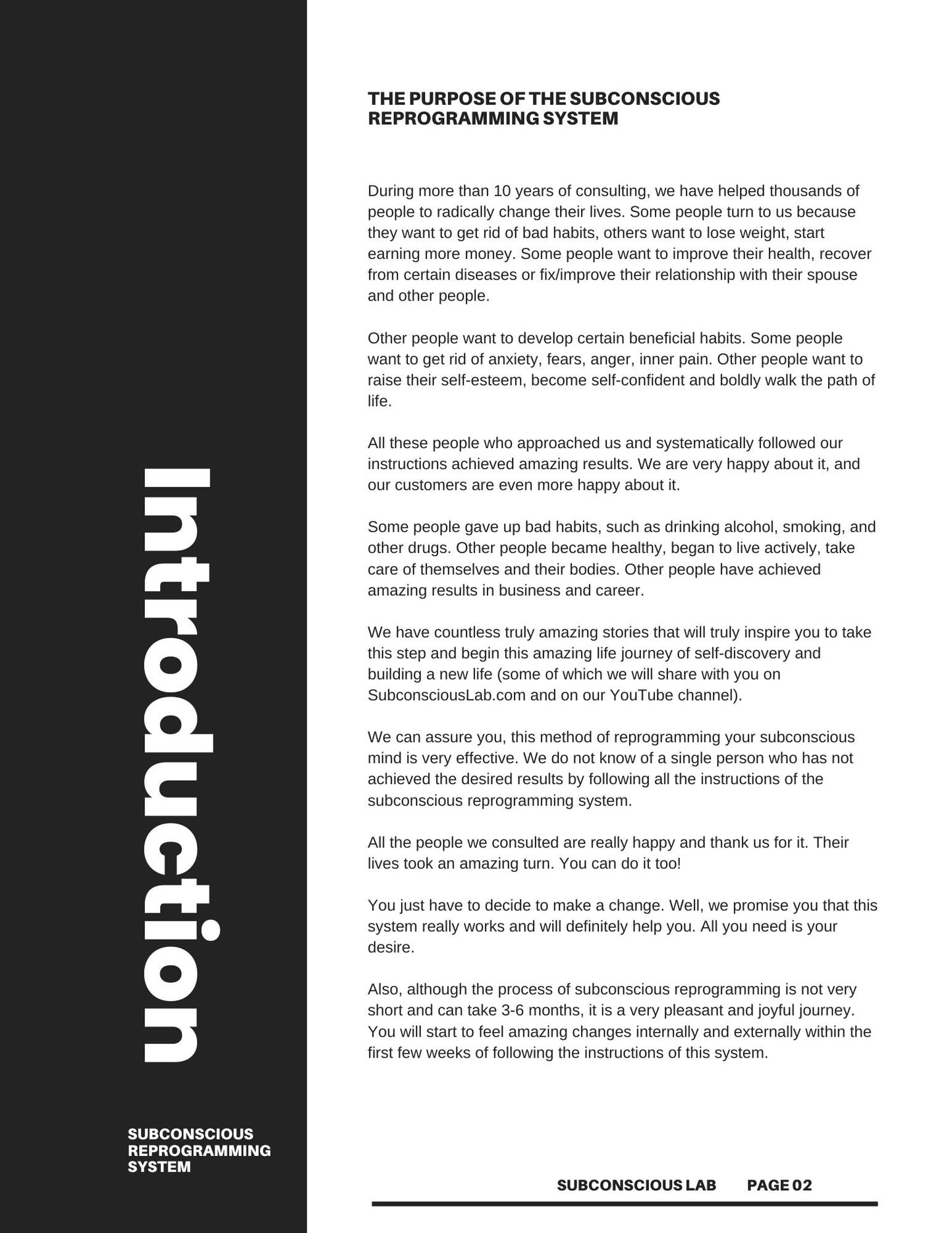 The Complete Subconscious Reprogramming System